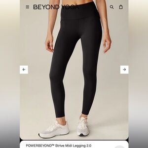 Beyond Yoga Black High-Waisted Leggings